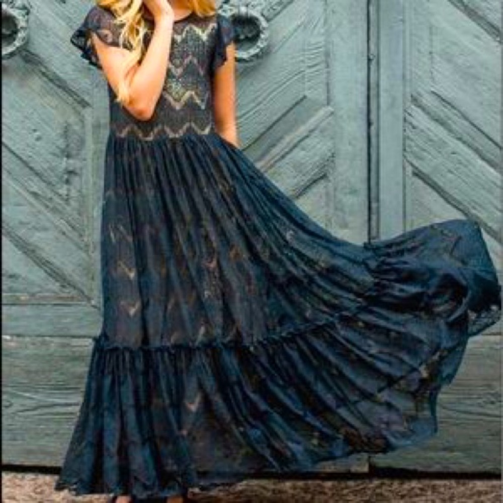 Youth Mia Joy Corinna Dress in Midnight from Joyfolie Size 10 girls